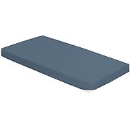 Bierbaum Jersey sheet 90 × 200 cm grey blue - Bedsheet