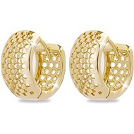 Biju Gold plated earrings circles 2989 - Earrings