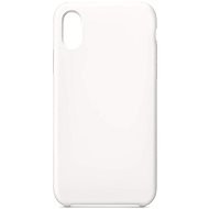 C00Lcase iPhone XS Liquid Silicon Case White - Phone Cover