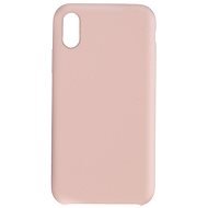 C00Lcase iPhone XR Liquid Silicon Case Sand Pink - Kryt na mobil