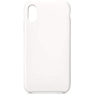 C00Lcase iPhone XR Liquid Silicon Case White - Phone Cover