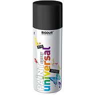Biodur Email Spray - Deep Black 400 ml/ RAL 9005 - Spray Paint