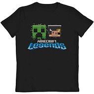 Minecraft: Legends Creeper VS Piglin - Kids tričko - T-Shirt