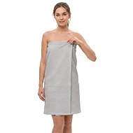 Sotra Women's Waffle Sauna Kilt, Grey - Sauna kilt