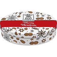 Bery Jones Vánoční preclíky mix v oválné plechové dóze 150g - Small Gift Box