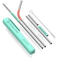 ASOBU steel straw mint 2 pcs - Straw