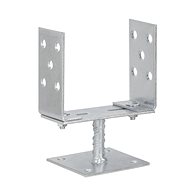 BKshop PSP 80-160 U-post foot adjustable for bolting 80-160 × 100 × 185 × 100 × 100 m - Foot Anchor