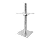 Bkshop PSR 80s Bolt adjustable column foot, welded, 80 × 250 mm/M24 - Foot Anchor