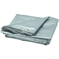 BKSHOP Zakrývací plachta stříbrná 4 × 6 m, 130 g/m2 - Tarp Cover