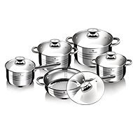 Blaumann Stainless-steel Pots Set 10 pcs Jumbo Gourmet Line BL-1637 - Cookware Set