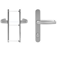 BLAUGELB Door fittings handle DGT35, PZ92, ZA, F9 steel - Door Fittings