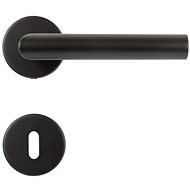 Stroxx Interior handles round rosette TH 104 BB black - Door Fittings