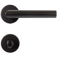 Stroxx Interior handles round rosette TH 104 WC black - Door Fittings