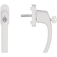Blaugelb Window handle FGS 1758 locking, 45°, 37 mm, RAL9016 white - Window handle