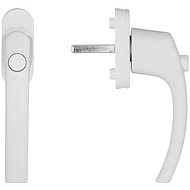 Blaugelb Window handle FGS 1758 with push button, 45°, 37 mm, RAL9016 white - Window handle