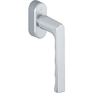 Hoppe Hamburg SecuForte 7 / 32 - 42 mm, M5 × 45 mm + M5 × 50 mm, 45°, F1 silver - Window handle