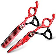 Set of hairdressing scissors Blaskor Red Limited 6.0" - Hairdressing Set