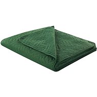 Embossed bedspread 200×220 cm green BABAK, 313515 - Bed Cover