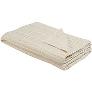 Blanket 110×180 cm beige ANAMUR, 174323 - Blanket