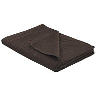 Embossed bedspread 160×220 cm brown RAYEN, 313653 - Bed Cover