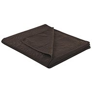 Embossed bedspread 220×240 cm brown RAYEN, 313688 - Bed Cover