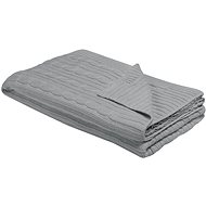 Blanket 110×180 cm light grey ANAMUR, 174324 - Blanket