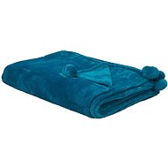 Blanket turquoise 200x220cm SAITLER, 198112 - Blanket