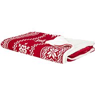 Blanket 150×200 cm red VANTAA, 235835 - Blanket