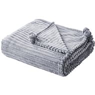 Blanket 150×200 cm grey KAWERI, 291531 - Blanket