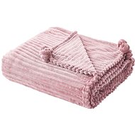 Blanket 150×200 cm pink KAWERI, 291634 - Blanket
