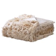 Bedspread 200×220 cm light brown DELICE, 267000 - Bed Cover