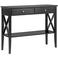 Konzole černá dvě zásuvky AVENUE, 169725 - Console Table