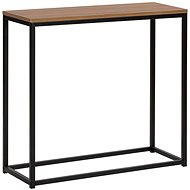 Konzole tmavé dřevo s černou DELANO, 180743 - Console Table