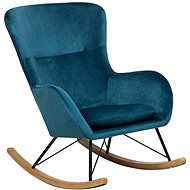 Rocking chair sea blue ELLAN, 161345 - Rocking Chair