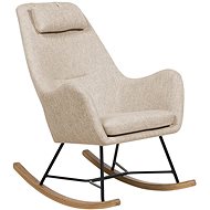 Rocking chair beige ARRIE, 161357 - Rocking Chair