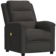 Masážní polohovací křeslo tmavě šedé samet, 342389 - Massage Chair