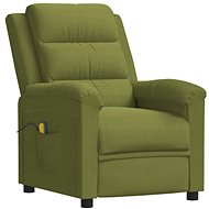 Masážní polohovací křeslo světle zelené samet, 342391 - Massage Chair