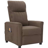 Masážní polohovací křeslo taupe textil, 342273 - Massage Chair