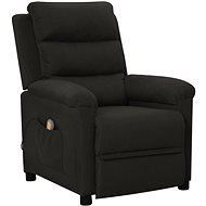 Masážní polohovací křeslo černé textil, 342353 - Massage Chair