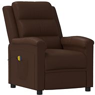 Masážní polohovací křeslo hnědé umělá kůže, 342372 - Massage Chair