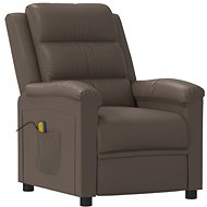 Masážní polohovací křeslo šedé umělá kůže, 342373 - Massage Chair