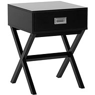 Černý noční stolek se zásuvkou MONROE, 125571 - Night Stand