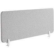 Desk divider 130×40 cm light grey WALLY, 256712 - Table Accessory