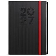 BALOUŠEK David Vigo Daily 2027, black, A5, 14.3 × 20.5cm - Planner
