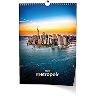 BALOUŠEK Metropole 2027, 32 × 45 cm - Wall Calendar