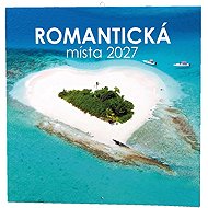 BALOUŠEK Notebook Romantic Places 2027, 28.5 × 28.5cm - Wall Calendar