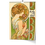 BALOUŠEK Alfons Mucha 2027, 32 × 45 cm - Wall Calendar