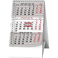 BALOUŠEK Mini Three-Month 2027, 11.2 × 8.5 cm - Desk Calendar