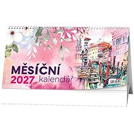 BALOUŠEK Monthly 2027, 30 × 15 cm - Desk Calendar