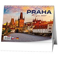 BALOUŠEK Prague 2027, 21×15cm - Desk Calendar